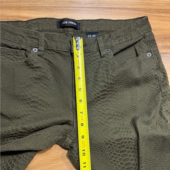 Joe Fresh Olive Green Skinny Pants - Picture 5 of 10